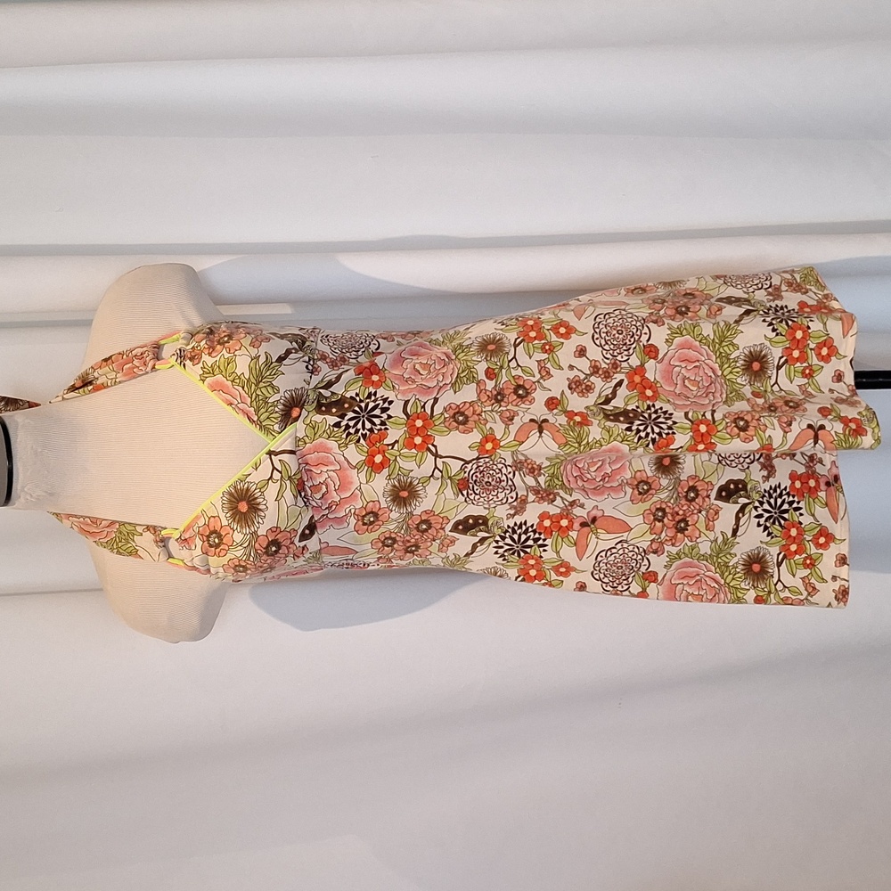 Lucky Brand bathing suits Retro halter dress